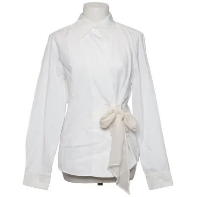 Omlottblus (Vit) från MaxMara Bomull, Silke
