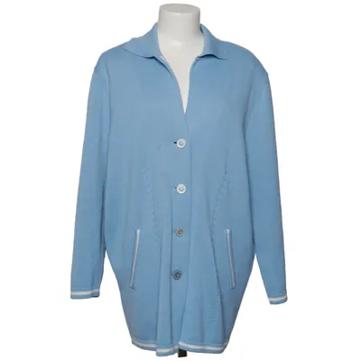 Cardigan (Blauw, Wit) van Bode Acryl, Viscose, Wol