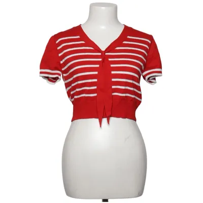 Top (Rood, Wit) van Banned Retro Polyamide, Viscose
