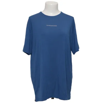 T-shirt (Blau) von Gains & Roses Elasthan, Modal