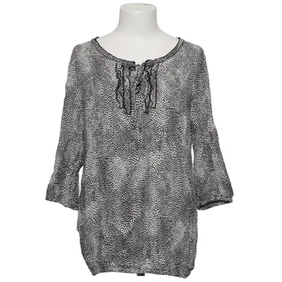 Blouse (Black, White) from Charles Vögele Viscose