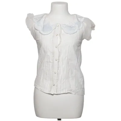 Top (White, Blue) from Liz Lisa Cotton, Nylon, Polyester