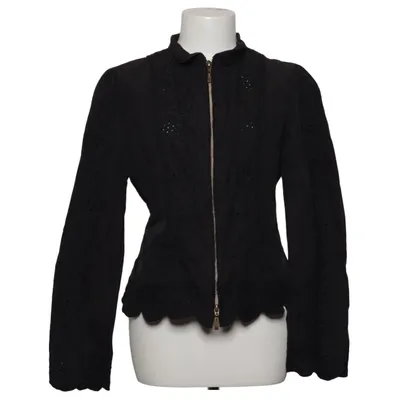 Jacke (Schwarz) von Heine Baumwolle, Metallfaser, Polyester