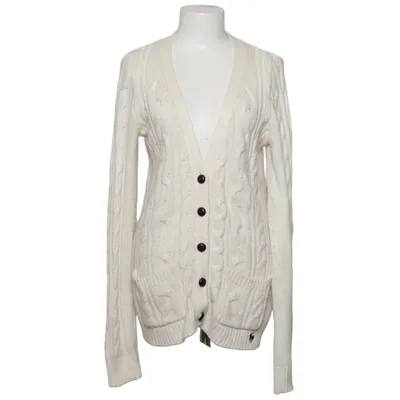 Cardigan (Hvid) fra Abercrombie & Fitch Akryl, Polyamid, Uld