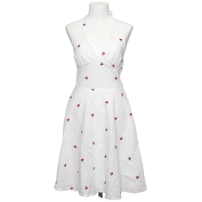Dress (White) from Voodoo Vixen Cotton, Elastane, Polyester