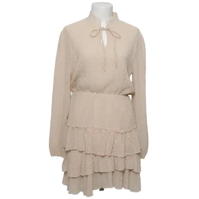 Jurk (Structure Ruffle Dress) van Costes Rebel Polyester