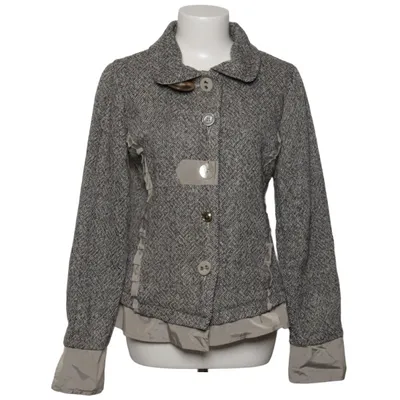 Blazer (Gris, Beige) de Elisa Cavaletti Acrylique, Polyester, Laine