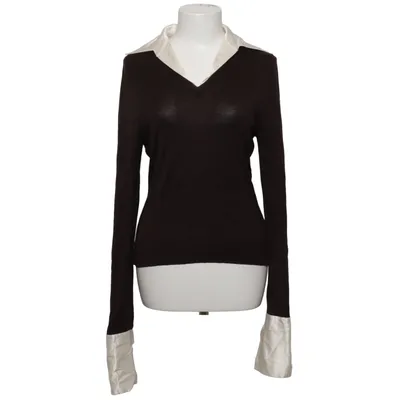 Trui (Bruin, Wit) van August Silk Zijde