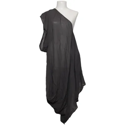 Jurk (Grijs) van Rundholz Linnen, Viscose