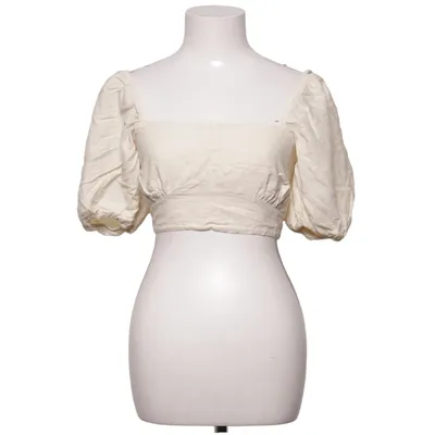 Crop top (Beige) från NA-KD Bomull, Hampa