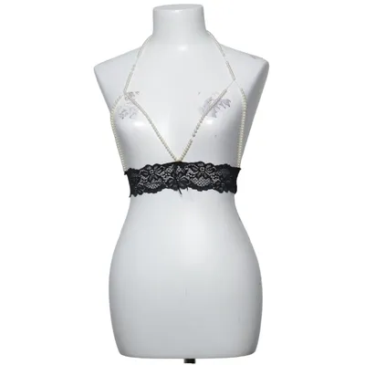 Body jewelry (Black, White) from René Rofé Unknown metal