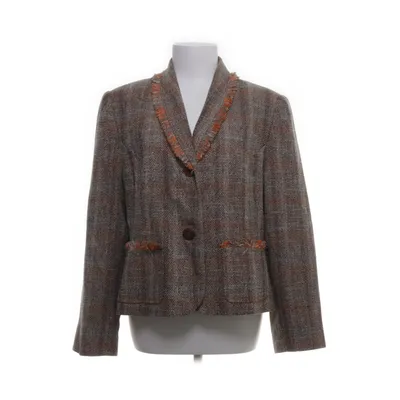 Blazer (Beige, Orange) from Sag Harbor Polyester