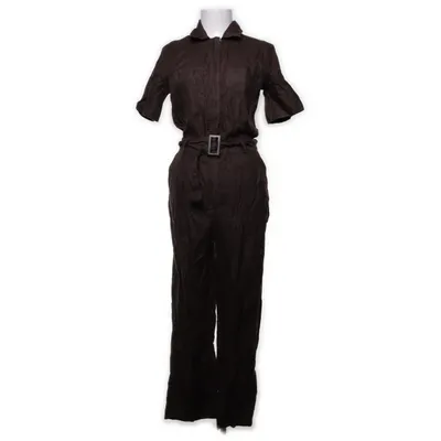 Jumpsuit (Brown) from Massimo Dutti Linen