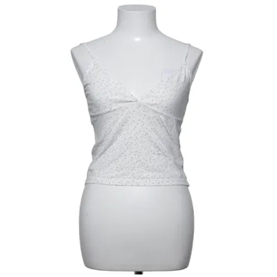 Tanktop  (Hvid, Flerfarvet) fra Brandy Melville Bomuld, Elastan