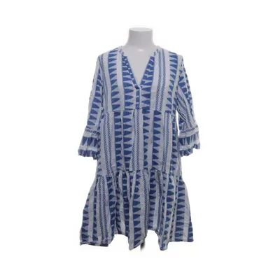 Dress (White, Blue) from Indiska Cotton