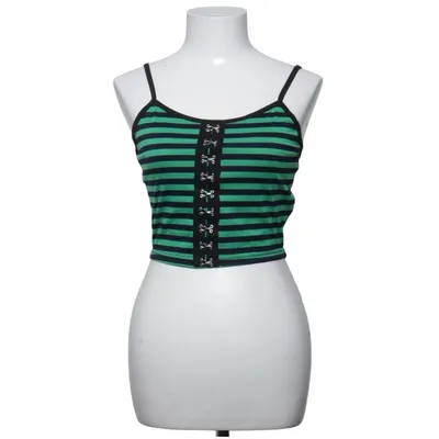 Crop top (Grön, Svart) från Romwe Elastan, Polyester