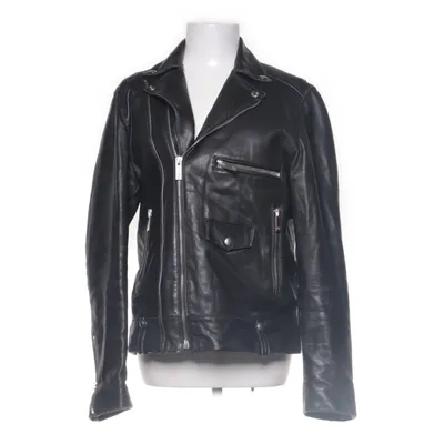 Bikerjacka (Svart) från The Kooples Acetat, Bomull, Skinn, Polyester