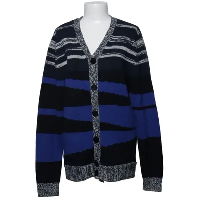 Strickjacke (Blau, Schwarz, Grau) von Resteröds Wolle