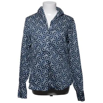 Shirt (Blauw, Wit) van Franco Callegari Katoen