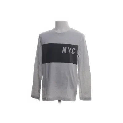 Långärmad t-shirt (Grå, Svart) från Skate Nation Bomull, Viskos