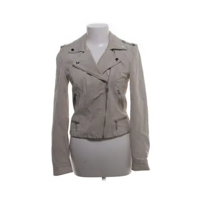 Bikerjacka (Grå) från Vero Moda Polyester, Skinn