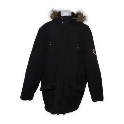 Parkas (Svart) från Jan Vanderstorm Pälsimitation, Polyamid, Polyester