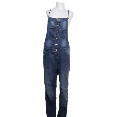 Tuinbroek (Blauw) van Janina Denim Katoen, Elastaan, Polyester