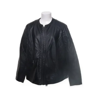 Bikerjacka (Svart) från Ulla Popken Polyester, Polyuretan