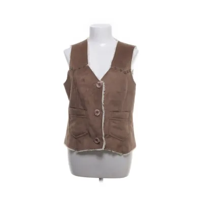 Ytterväst (Brun) från Zeeman Polyester, Pälsimitation