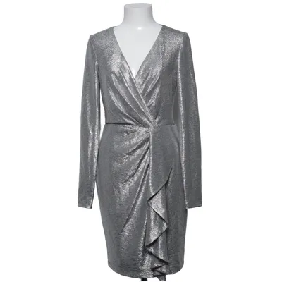 Omlottklänning (Silverfärgad) från Lauren Ralph Lauren Elastan, Polyester