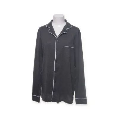 Pyjamasskjorta (Grå, Vit) från Up2Fashion Bomull, Polyester