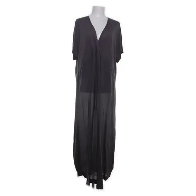 Maxi jurk (Grijs) van Marina Rinaldi Linnen, Zijde, Viscose