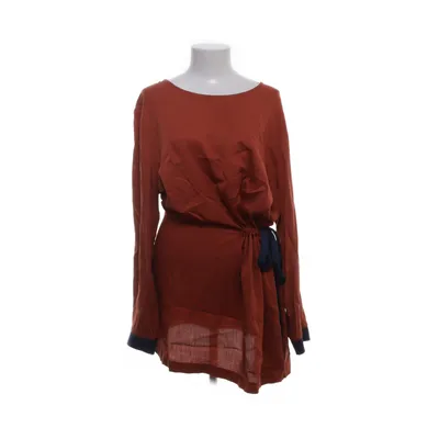 Klänning (Röd, Blå) från Sheego Elastan, Polyester, Viskos