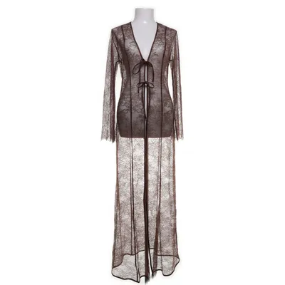 Morgenkåbe (Brun) fra Lounge Polyamid