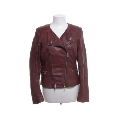 Bikerjack (Rood) van Goosecraft Leer, Katoen, Polyester