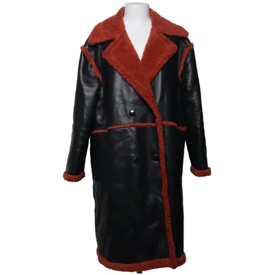Shearling jacket (Black, Red) from Ivyrevel Acrylic, Polyester, Polyurethane