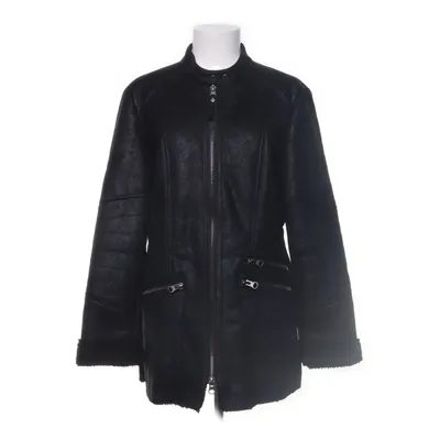 Shearling jas (Zwart) van Marc Cain Acryl, Polyester