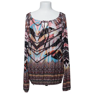 Bluse (Sort, Pink, Blå, Flerfarvet) fra Perla Nera Elastan, Polyester