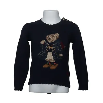 Pull-over (Bleu) de Polo Ralph Lauren Cachemire, Coton, Laine