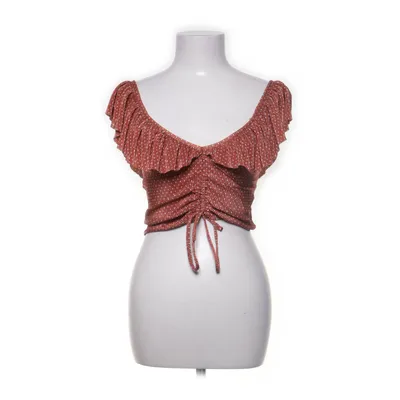 Crop top (Brun, Hvid, Flerfarvet) fra Zara