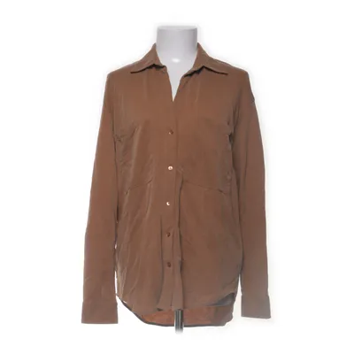 Skjorte (Brun) fra Massimo Dutti Polyamid, Viscose