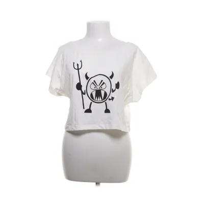 Top (White, Black) from HUNKØN Cotton