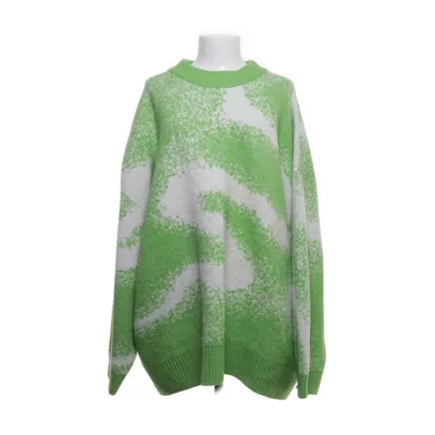 Sweater (Grøn, Hvid) fra Monki Polyester, Elastan, Uld, Akryl