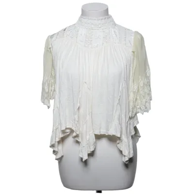 Bluse (Hvid) fra Free People Bomuld, Linned, Lyocell, Modal, Polyamid, Viscose