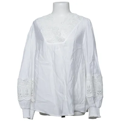 Bluse (Hvid) fra Fransa Polyamid, Polyester, Viscose