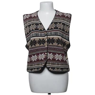 Vest (Black, Beige, Multicolored) from In Town Acrylic, Wool
