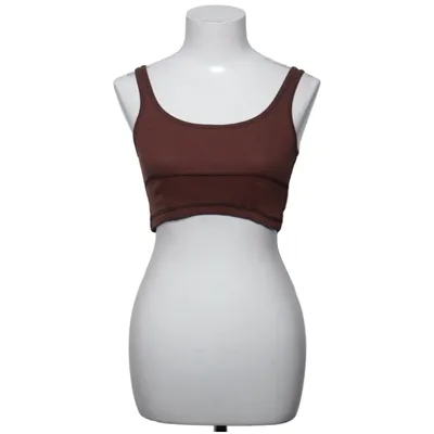 Crop top (Bruin) van Night Addict Katoen, Elastaan, Polyester