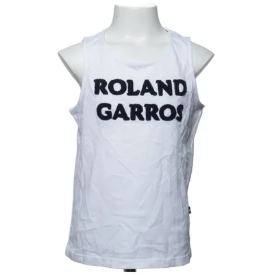 Tank­top (Weiß) von Roland Garros Baumwolle, Polyester