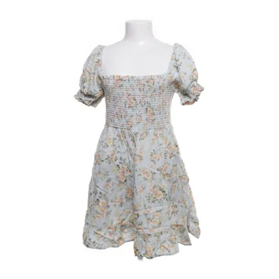 Dress (Blue, Multicolored) from American Eagle Elastane, Linen, Viscose
