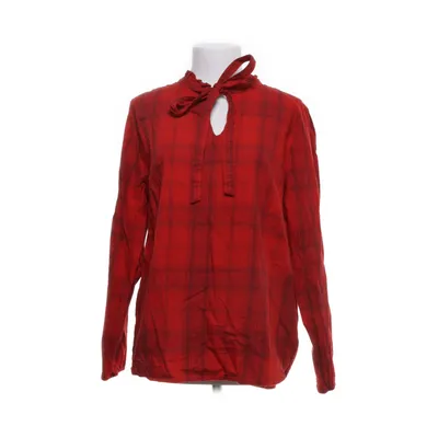 Pussy bow blouse (Red) from Essentials Cotton